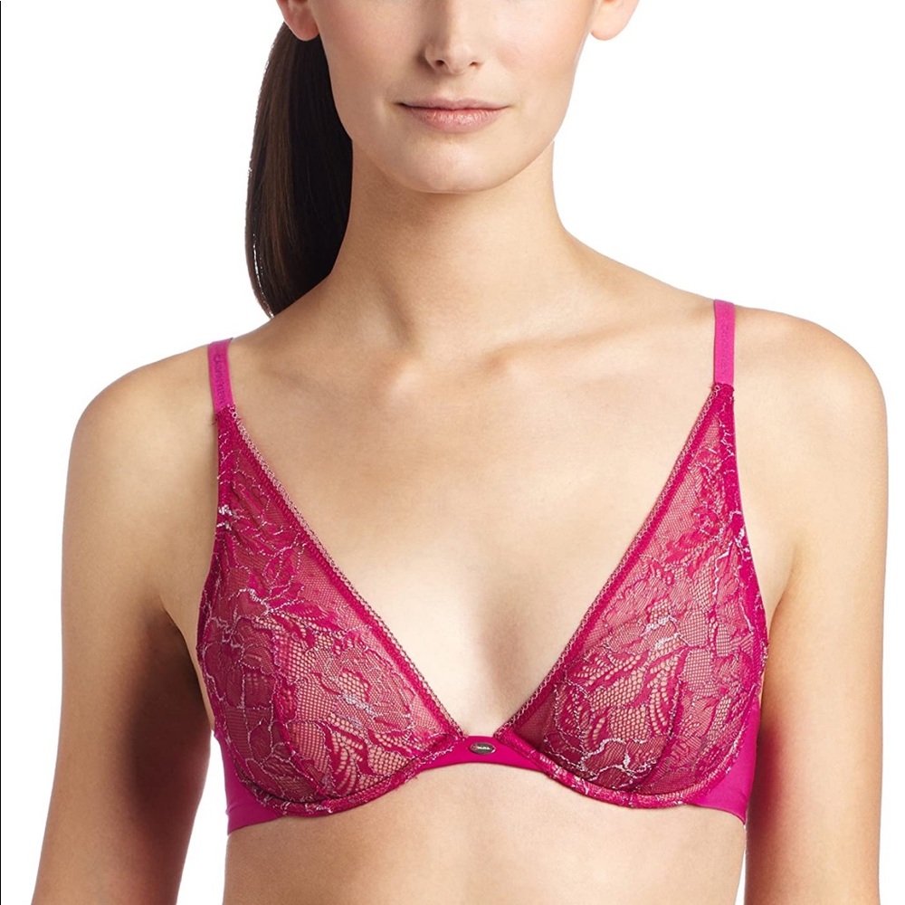 Calvin Klein Naked Glamour Lace Bra 32B